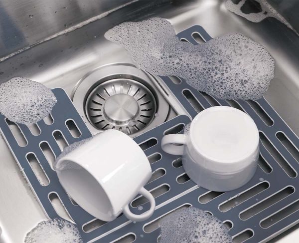 Sink Saver? Gray Adjustable Sink Mat - Image 2