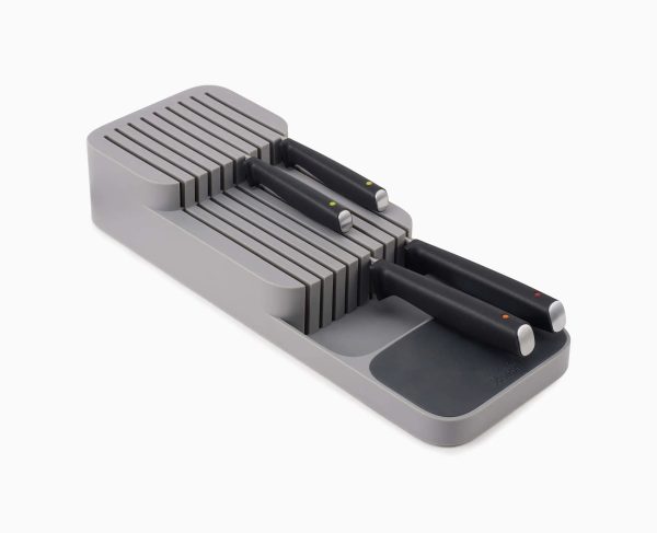 DrawerStore? Gray Compact Knife Organizer