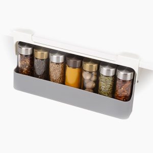 CupboardStore? Gray Under-shelf Spice Rack