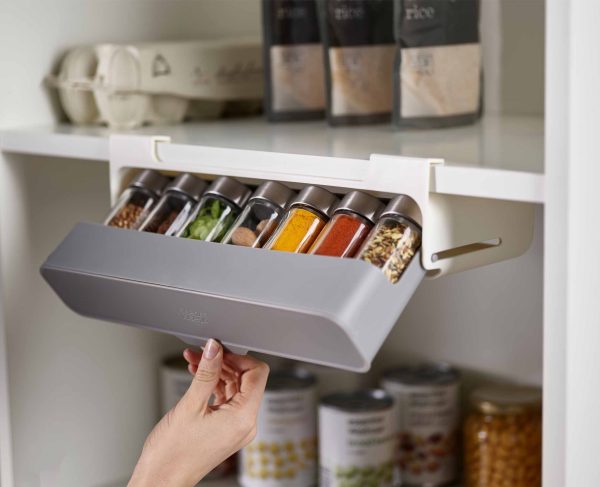 CupboardStore? Gray Under-shelf Spice Rack - Image 5