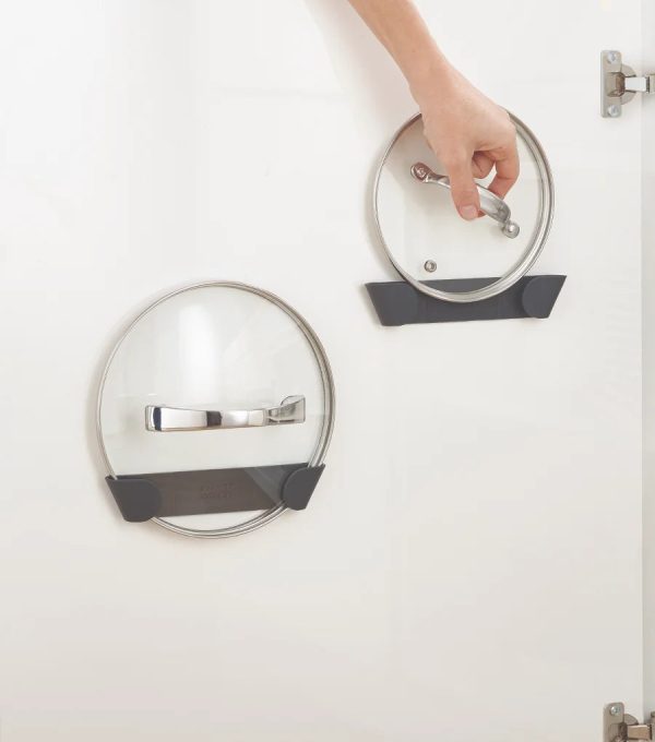 CupboardStore? Set of 4 Gray Pan Lid Holders - Image 2