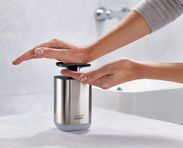 Presto? Steel Gray Hygienic Soap Dispenser - Image 2