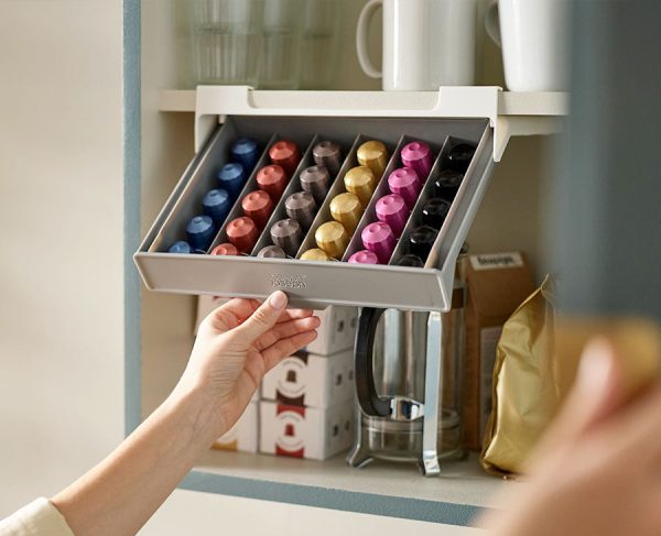 CupboardStore? Gray Under-shelf Coffee Pod Drawer - Image 2