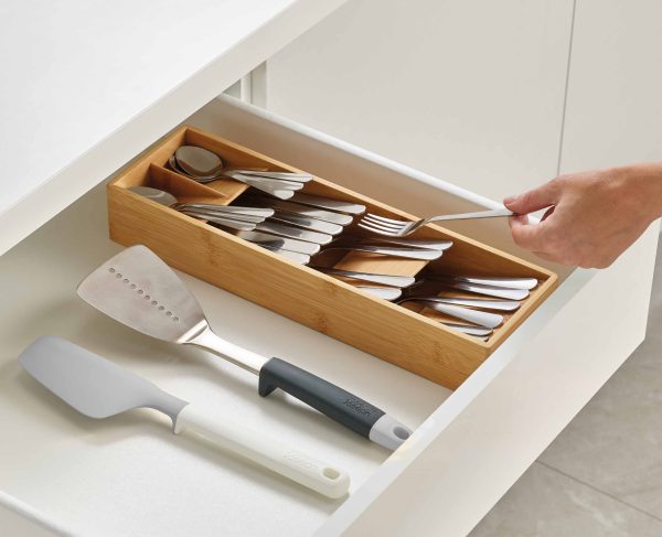 DrawerStore? Bamboo Compact Cutlery Organizer - Image 4
