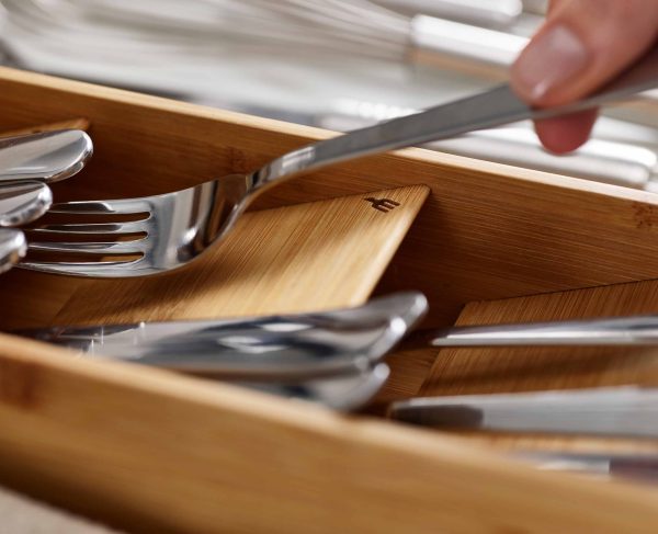 DrawerStore? Bamboo Compact Cutlery Organizer - Image 5