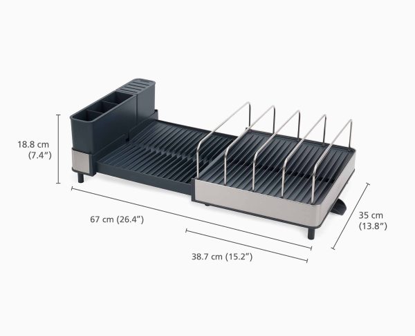 Extend? Max Stainless-steel Expandable Dish Drainer - Image 9