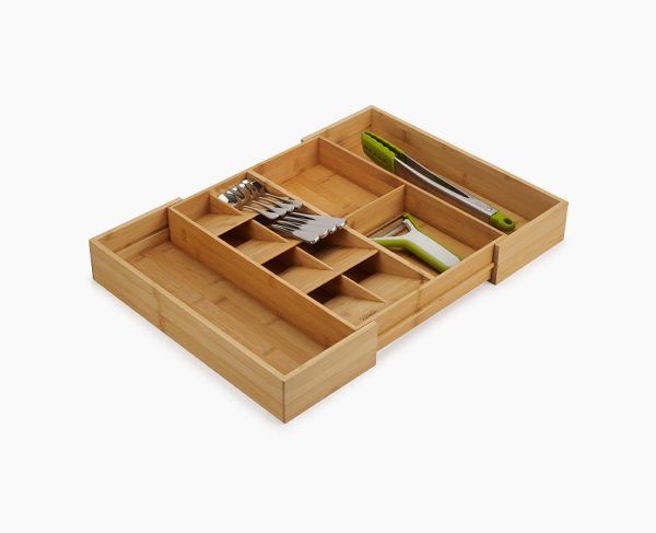 DrawerStore? Bamboo Expanding Cutlery, Utensil & Gadgets Organizer