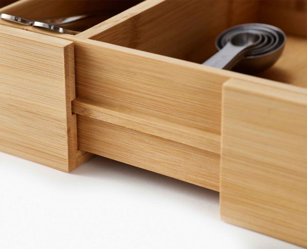DrawerStore? Bamboo Expanding Cutlery, Utensil & Gadgets Organizer - Image 5