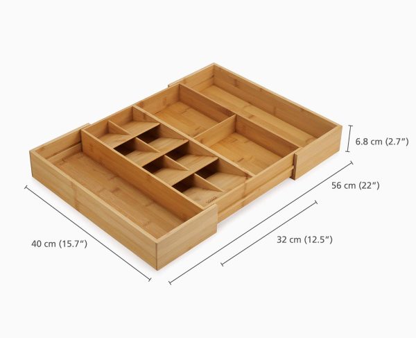 DrawerStore? Bamboo Expanding Cutlery, Utensil & Gadgets Organizer - Image 9