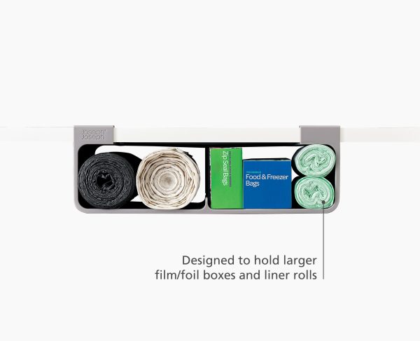 CupboardStore? Large Gray Film, Foil & Bag Organizer - Image 4