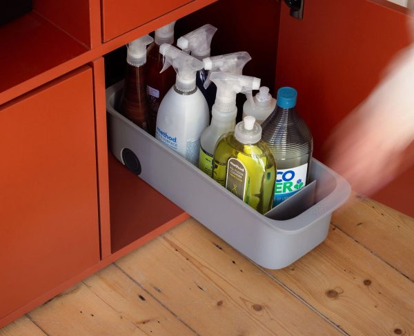 CupboardStore? Easy-access Gray Storage Caddy - Image 2