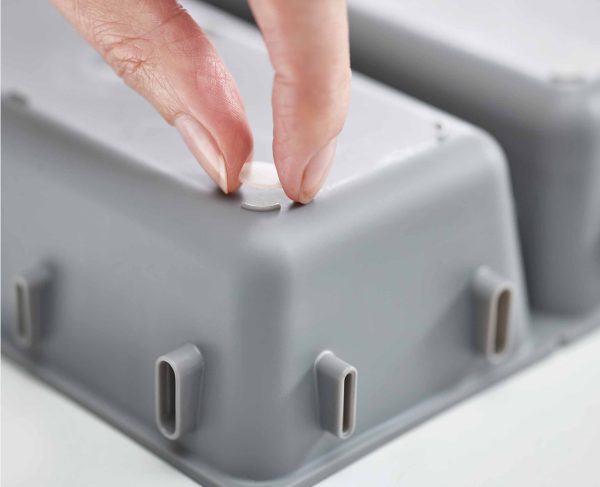 Blox? 7-piece Gray Drawer Organizer Set - Image 5