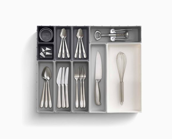 Blox? 10-piece Gray Drawer Organizer Set - Image 7
