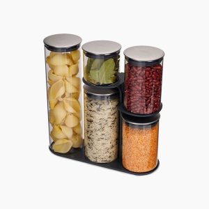 Podium? Stainless-steel Storage Container Set