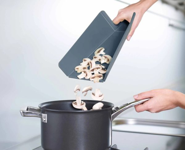 Chop2Pot? Plus 2-piece Blue Cutting Board Set - Image 5