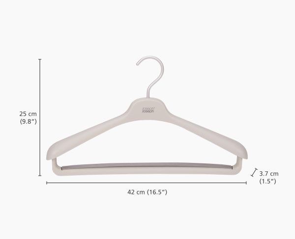 Orderly? Set of 2 Ecru Suit & Coat Hangers - Image 5