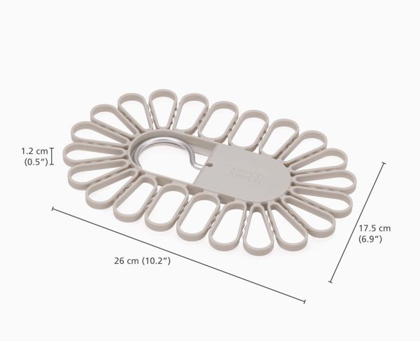 Petal? 22-piece Quick-grip Ecru Drying Hanger - Image 5