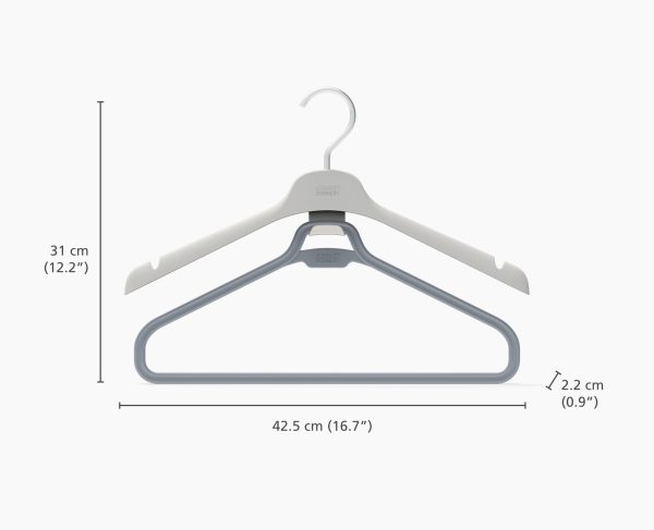 Orderly? Set of 2 Ecru Long Garment Hangers - Image 5
