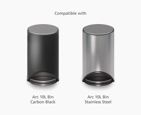 IW9 10L Custom-fit Recycled Gray Trash Bags - Image 5