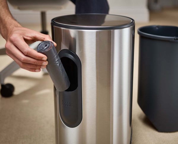 IW9 10L Custom-fit Recycled Gray Trash Bags - Image 4