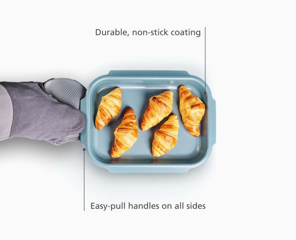 Nest? Bake Non-Stick Small Blue Baking Sheet - Image 4