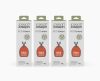 IW4 50L Gray Recycled Trash Bags - 4 pack