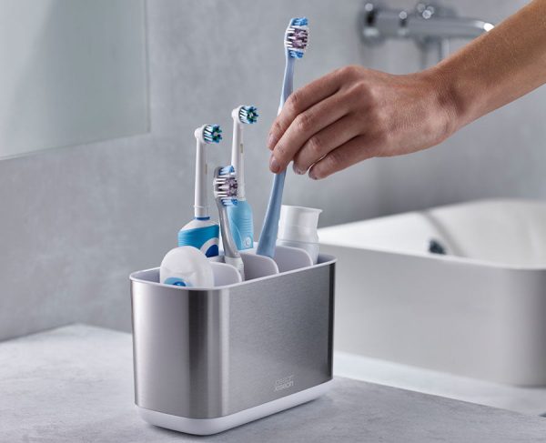 EasyStore? Stainless-steel Large Toothbrush Holder - Image 2
