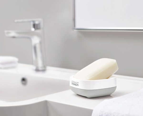 Slim? Compact Light Gray Soap Dish - Image 3
