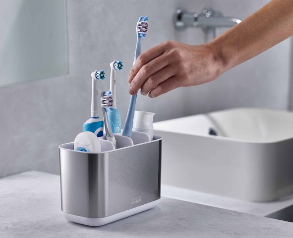 EasyStore? Stainless-steel Large Toothbrush Holder - Image 3