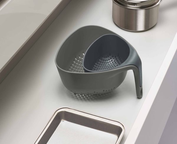 Nest? 2-piece Gray Colander Set - Image 5
