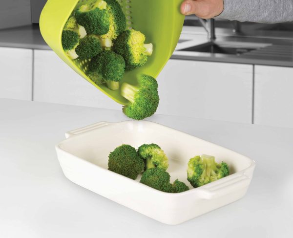 Square Green Colander - Image 5