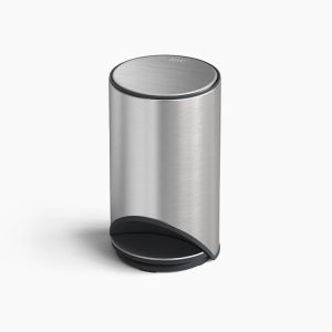 Arc? 10L Easy-push Stainless-steel Pedal Trash Can