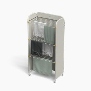 Eclipse? 3-tier Ecru Clothes Drying Rack With Screen