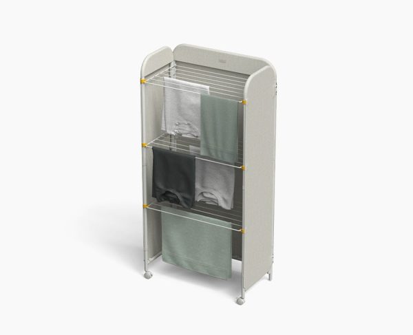 Eclipse? 3-tier Ecru Clothes Drying Rack With Screen