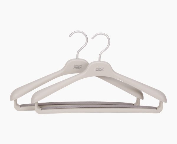 Orderly? Set of 2 Ecru Suit & Coat Hangers