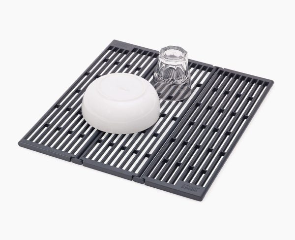 Platform Folding Gray Sink Drainer