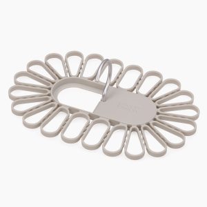 Petal? 22-piece Quick-grip Ecru Drying Hanger
