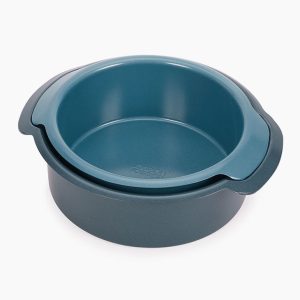 Nest? Bake Non-Stick 2-piece Blue Round Cake Pan Set