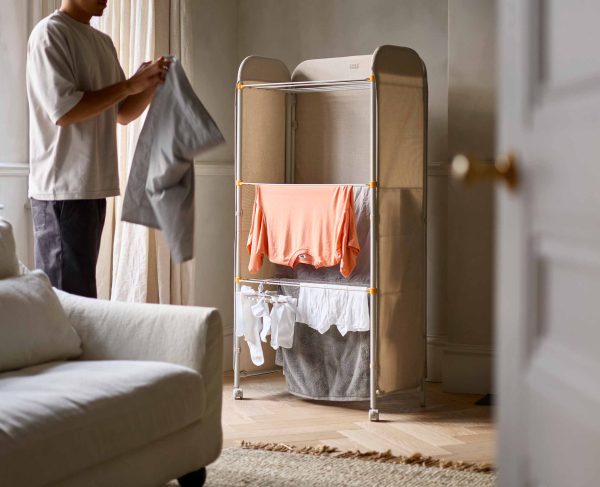 Eclipse? 3-tier Ecru Clothes Drying Rack With Screen - Image 4