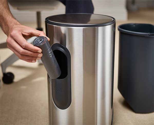 IW9 10L Custom-fit Recycled Gray Trash Bags - Image 2