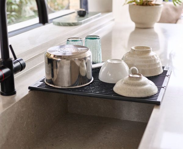Platform Folding Gray Sink Drainer - Image 2