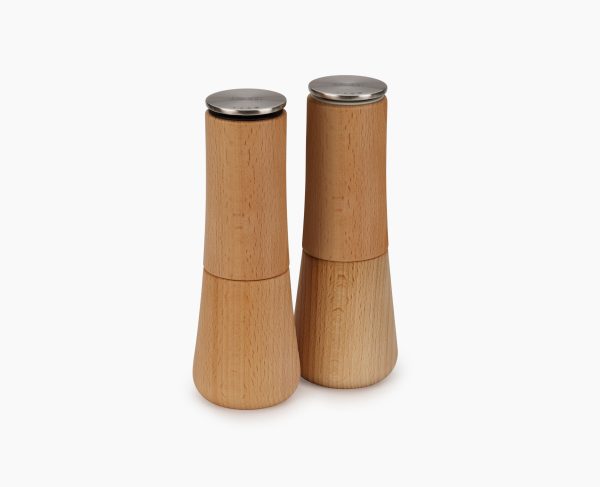 Milltop? Wood 2-piece Salt & Pepper Mill Set - Image 3