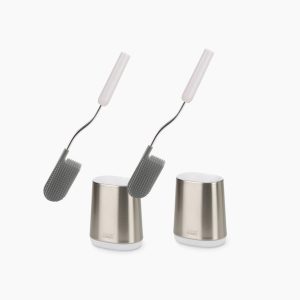 Flex? Lite Pack of 2 Stainless-Steel Toilet Brushes