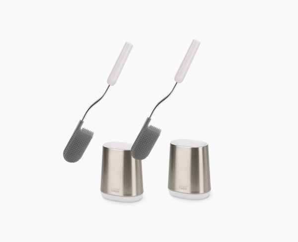 Flex? Lite Pack of 2 Stainless-Steel Toilet Brushes - Image 3