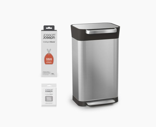 Titan 30L Stainless-steel Trash Compactor Starter Set