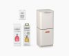 Totem Compact 40L Stone Waste & Recycling Trash Can Starter Set