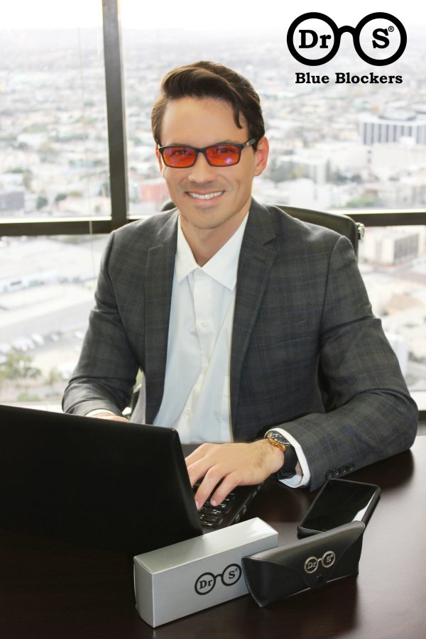 Small Square Blue Light Filtering Glasses - Image 5