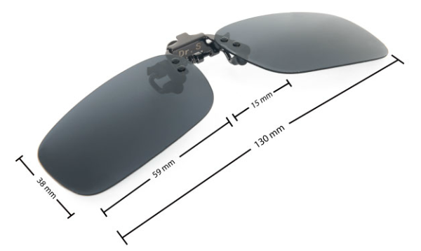 Polarized Clip-On Sunglasses - Image 2